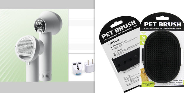 FluffEase™ Smart Pet Hair Dryer & Brush