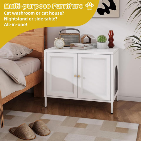 MeowHaven™ Cat Litter Box Enclosure