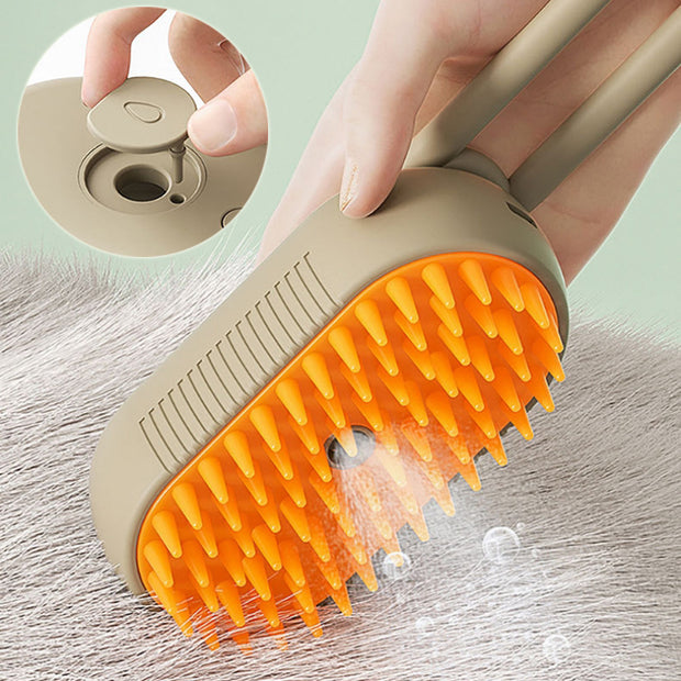 GroomMist™ 3-in-1 Steamy Pet Brush