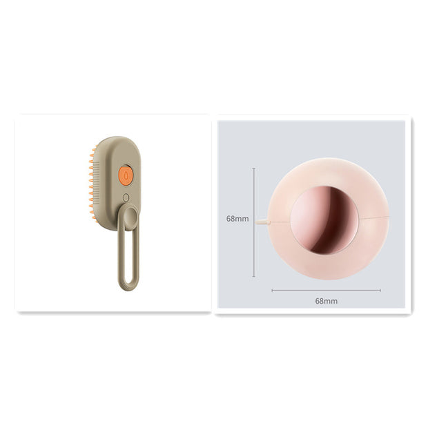 GroomMist™ 3-in-1 Steamy Pet Brush