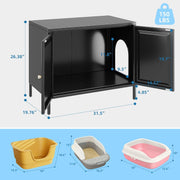 MeowHaven™ Cat Litter Box Enclosure