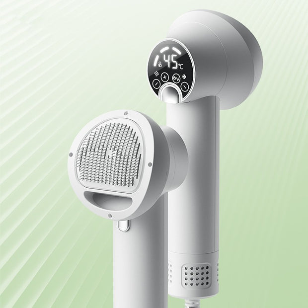 FluffEase™ Smart Pet Hair Dryer & Brush