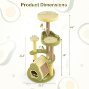 Avocado Cat Tower,