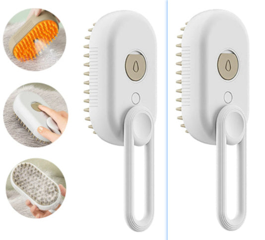 GroomMist™ 3-in-1 Steamy Pet Brush