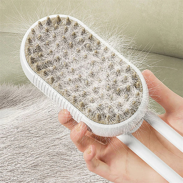 GroomMist™ 3-in-1 Steamy Pet Brush